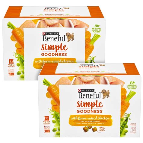 Purina Beneful Simple Goodness With Farm Raised Chicken Adult Tender