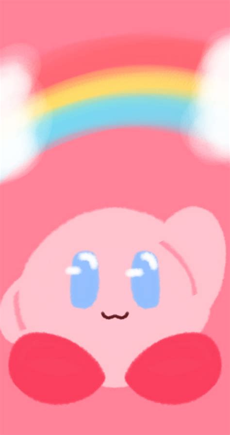 1920x1080px 1080p Free Download Kirbys Rainbow Kirby Pink Rainbow