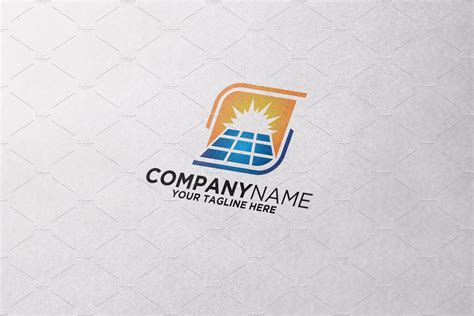 Loop Solar Energy Logo Branding And Logo Templates Creative Market