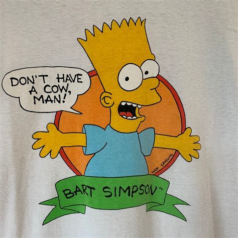 Vintage 90s Bart Simpson T Shirt Etsy