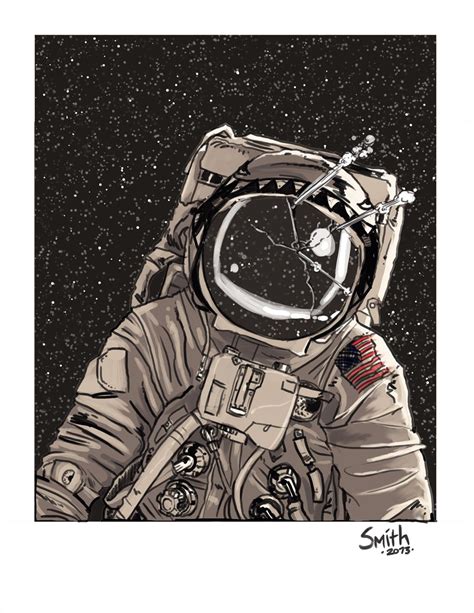 Astronaut Illustration Astronaut Art Astronaut Drawing