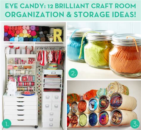 ♡ subscribe + hit the bell to never miss an upload: Eye Candy: 12 Brilliant Craft Room Organization and ...
