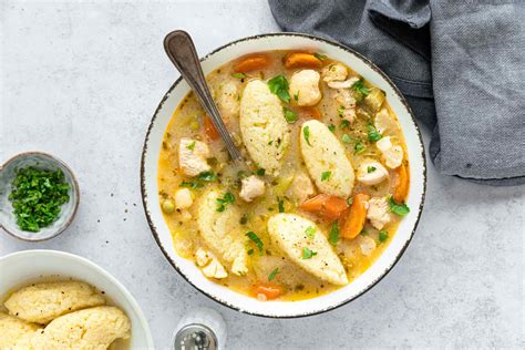 A deliciously easy chicken and dumplings recipe with a hearty stew and light, fluffy dumplings. Chicken Stew with Dumplings | Jernej Kitchen