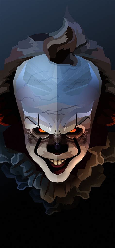 1125x2436 Pennywise Polygon Art Iphone Xsiphone 10iphone