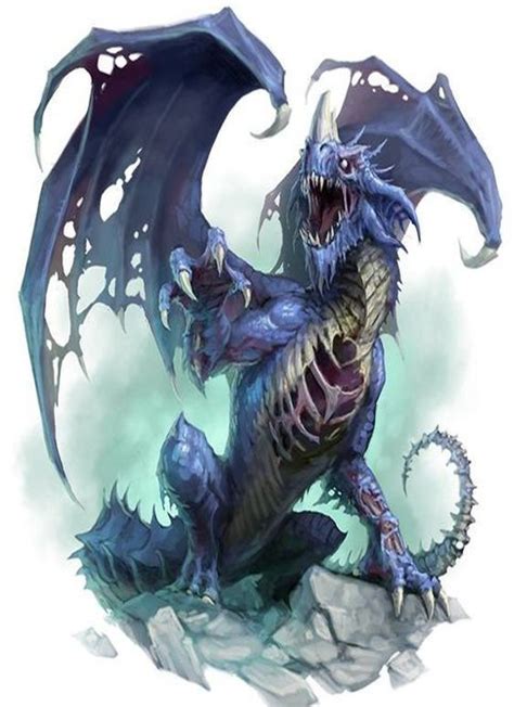 Undead Dragon Em 2020 Dragões Criaturas Escuras Dandd Rpg