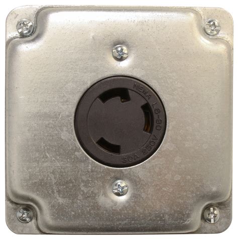Ac Works® 30a 250v Nema L6 30r Flush Mounting Locking Receptacle Ac