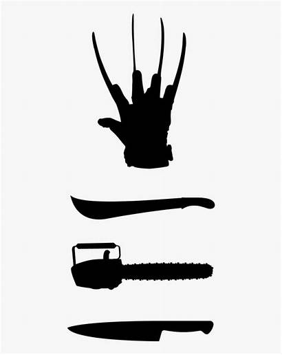 Freddy Krueger Glove Silhouette Clipart Leatherface Nightmare