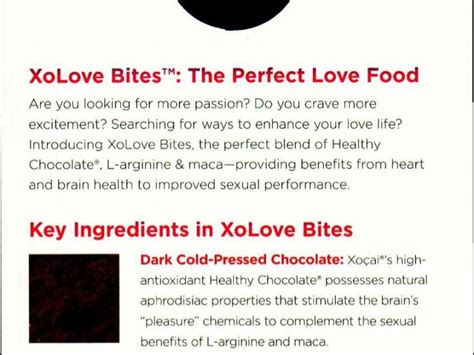 The Sex Chocolate Facts Everything About Xolove Chocolate Love Bite
