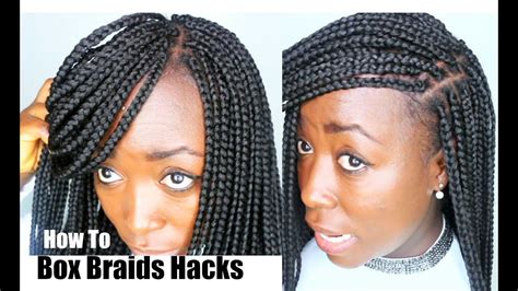 Check spelling or type a new query. How to Box braids Your own Hair Tips and Tricks Hair Hacks DIY Natural Hair Protective Styling ...