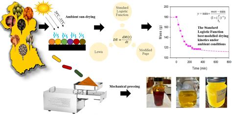 Processes Free Full Text Oil Extraction And Natural Drying Kinetics