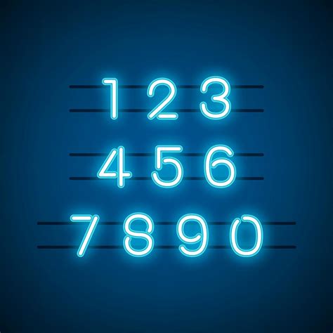 Number 0 9 Numeral System Vector Free Stock Vector 519417