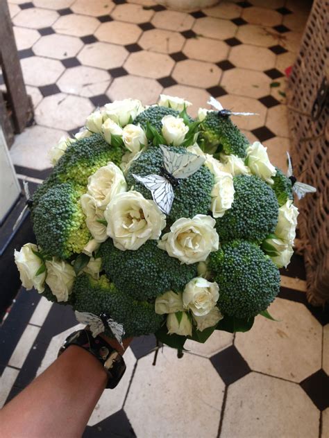 Broccoli Wedding Bouquet Vegan Fitness Fitness Diet Wedding Pins