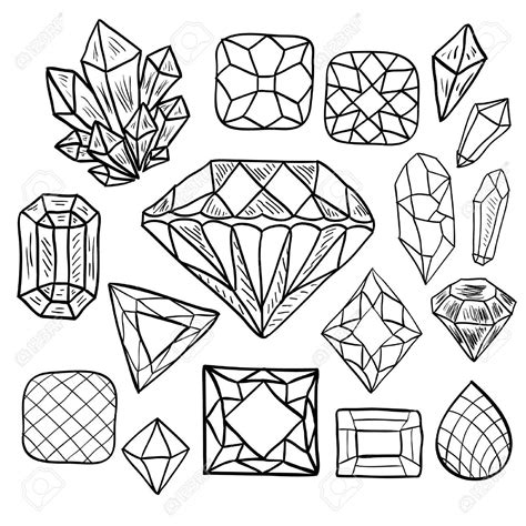Minecraft Diamond Coloring Pages
