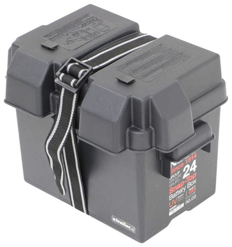 Snap Top Battery Box With Strap For Group 24 Batteries Vented Noco