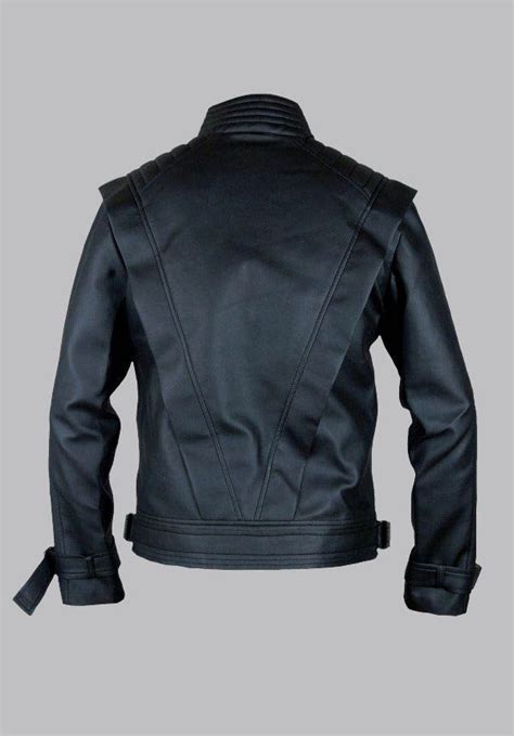 New Men S Michael Jackson Leather Jacket In 2021 Leather Jacket High