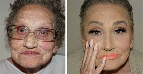 this grandma s makeup transformation is jaw droppingly gorgeous Гламурный макияж Макияж Красота
