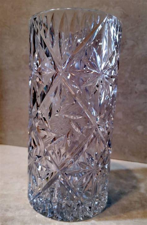 Pinwheel Crystal Vase Etsy