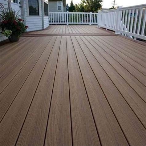 X 5.5 in x 8 ft. Wood Deck and Wooden Deck Flooring - BPC/ WPC Wood Deck ...