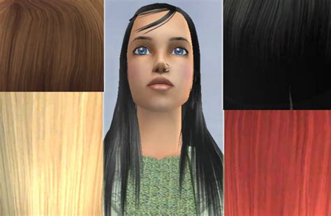 Mod The Sims Recolors Of Raonjena Hair 8 All Ages And Binned
