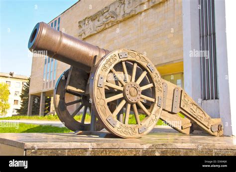 Old Russian Smoothbore Cannon Licorne Of 1814 A Hybrid Between The