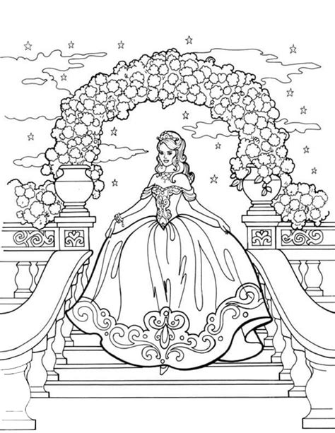 Coloring Page Of Princess Home Design Ideas