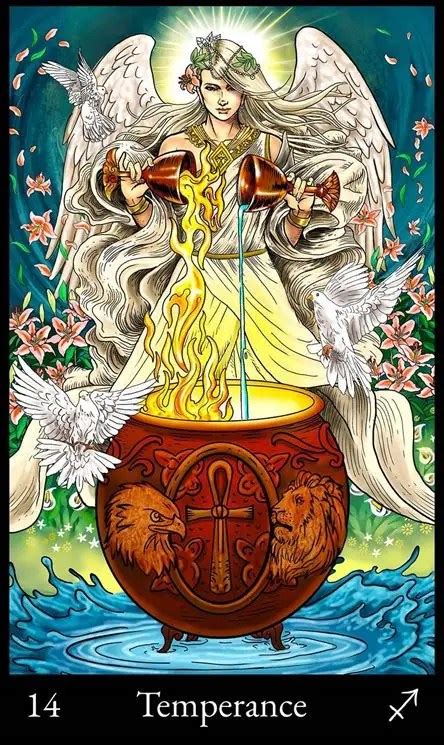 The Temperance Tarot Card Meanings Simply Explained Craft Of Wicca