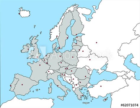 Europakarte die karte von europa. 