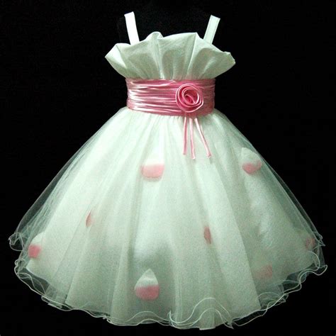 Love This Wish It Was All White Flower Girl Dresses Girls Party Dress Girls Dresses