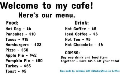 Saving tips welcome to bloxburg 5+ menu codes! Roblox Bloxburg Picture Ids Cafe - Robux Promo Codes 2019 July