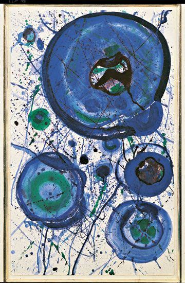 Sam Francis Blue Balls Fantastic Art Abstract Expressionism Art