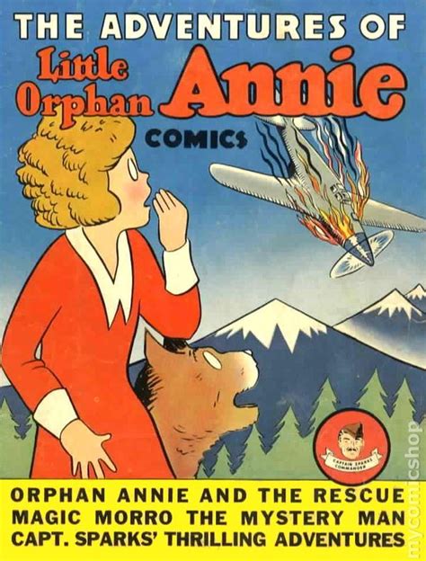 Little Orphen Annie Cartoon 1950s Little Orphan Annie Quaker Sparkies Giveaway 1940 Comic