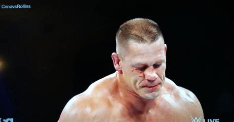 , is portrayed by adam brody. Iowan Seth Rollins breaks John Cena's nose mid-match
