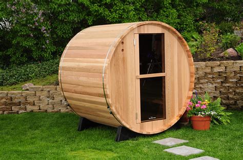New Indooroutdoor Barrel Sauna Kit 4 Person Free