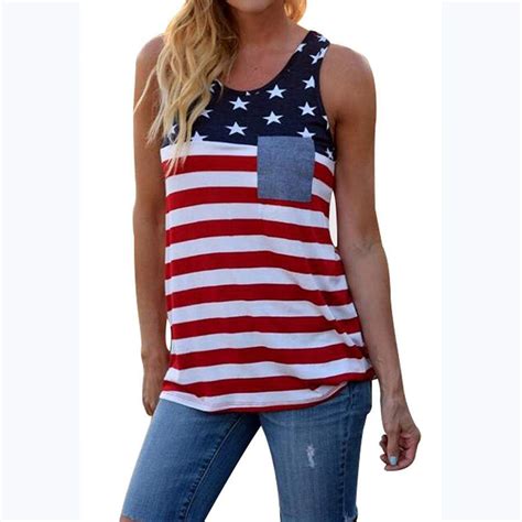 Classic Usa Flag Tank Top