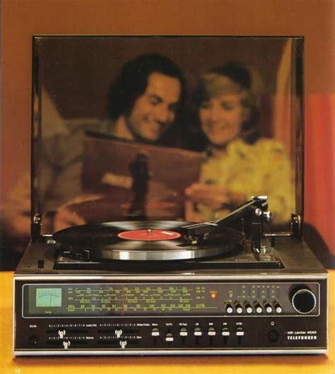 Telefunken Hi Fi Stereo Center 4040 1973 Vintage Vinyl Records