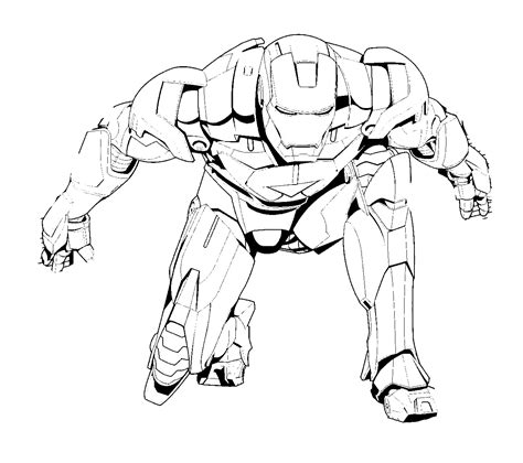 Iron Man Face Coloring Pages