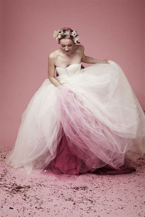 13 Stylish Brides Who Slayed In A Coloured Wedding Dress Weddingsonline