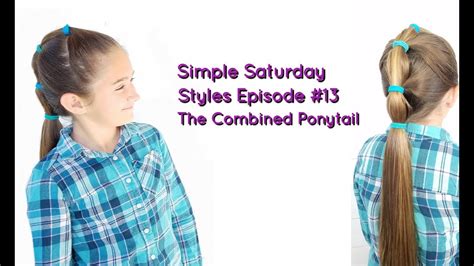 The Combined Ponytail By Phil And Emma From Daddy Daughter Hair Factory
