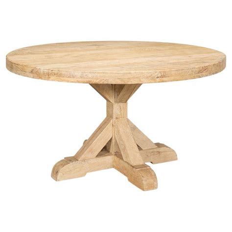 Walnut Wood Round Dining Table For Sale At 1stdibs