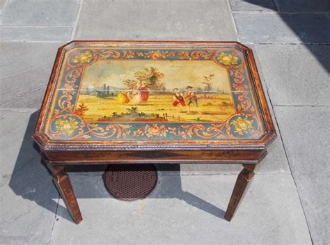Italian Painted And Gilt Tea Table Circa 1830 For Sale At 1stdibs