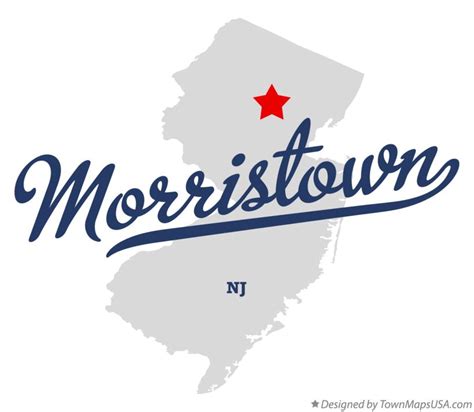 Map Of Morristown Nj New Jersey