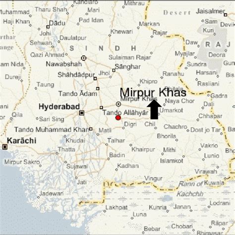 The Sampling Area Of Mirpur Khas District Pakistan Download