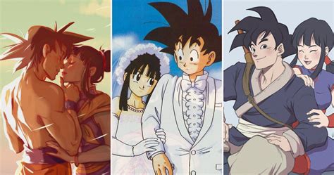 Dragon Ball 10 Fan Art Pictures Of Goku And Chi Chi That Are Totally Romantic