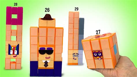Diy Numberblocks 26 To 29 Custom Building Blocks Set Keiths Toy Box