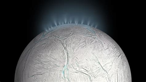 Saturn S Moon Enceladus Presents Water Geysers Great Lakes Ledger