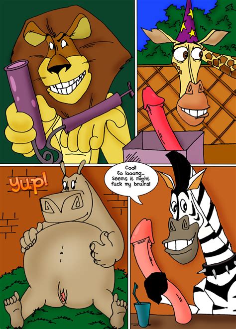 Post 3156404 Alex The Lion Comic Gloria Hippo Madagascar Marty The Zebra Melman