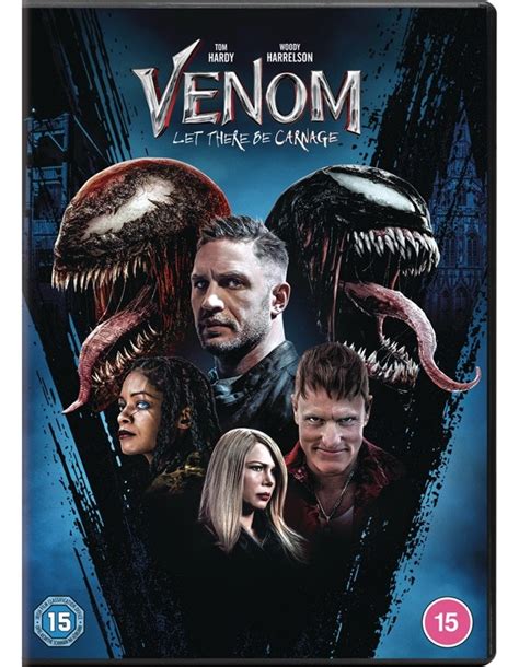 Venom 2 Let There Be Carnage Dvd 2021 Movie Tom Hardy Film Hmv Store