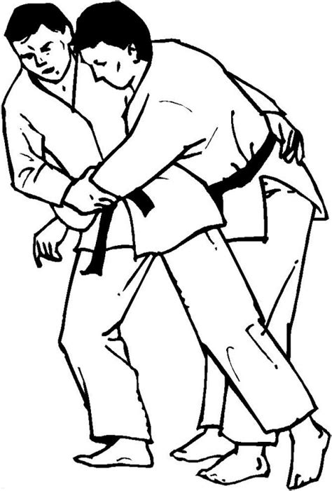 Dibujo De Judo Para Colorear