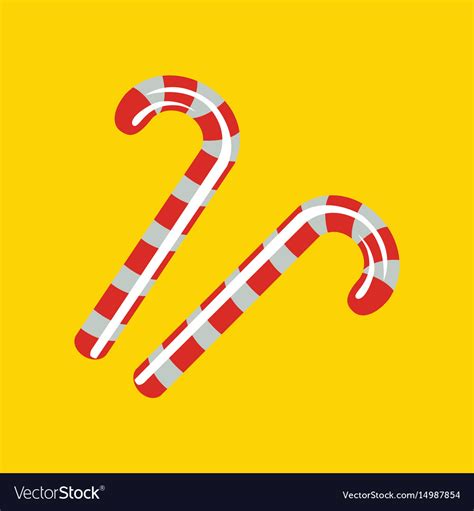 Christmas Candy Cane Royalty Free Vector Image