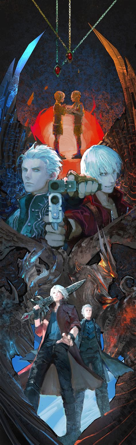 Tin Nijigen Dante Devil May Cry Ebony Devil May Cry Ivory Devil